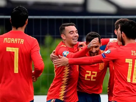 Con el arquero de Islas Feroe como su mejor delantero, España goleó y se acercó a la Eurocopa 2020