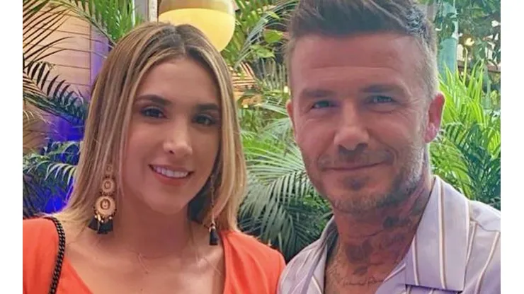 Daniela Ospina subió foto con Beckham en Instagram y le dijeron que ese era su hombre