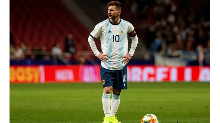 Lionel Messi con la Selección Argentina