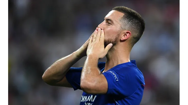 Eden Hazard acaba de conquistar la UEFA Europa League con Chelsea.
