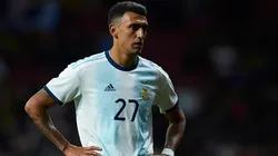 Matías Suárez en la 'Albiceleste'.