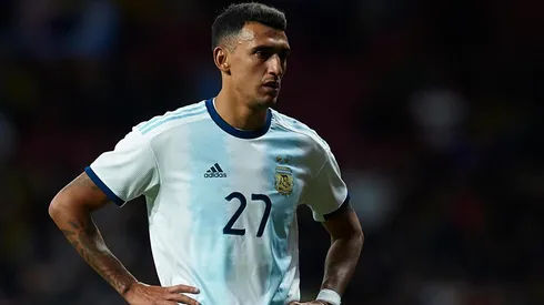 Matías Suárez en la 'Albiceleste'.