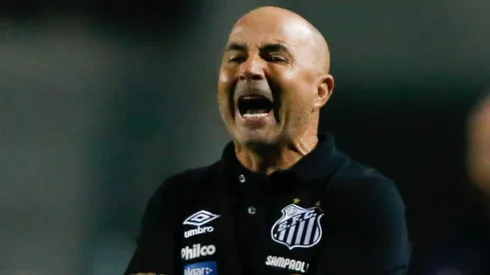 Jorge Sampaoli, entrenador de Santos.