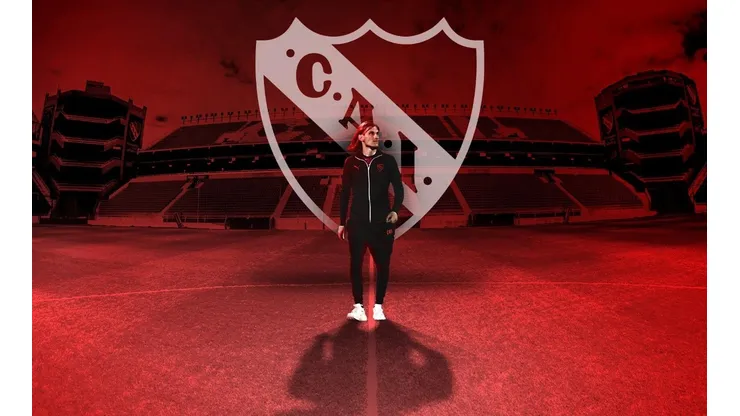 EL NUEVO DT. La foto con que Independiente oficializó a Beccacece.