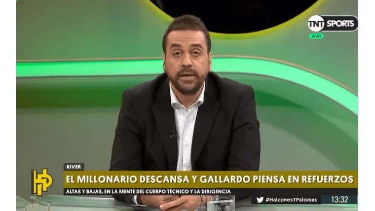 Daban por hecha su salida de River y hoy Distasio tiró que "está más cerca de caerse que de concretarse"