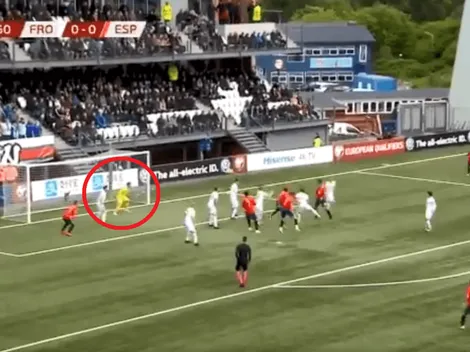 Menos ganas de atajar que arquero de Islas Feroe: el llamativo gol de Sergio Ramos a los 4'