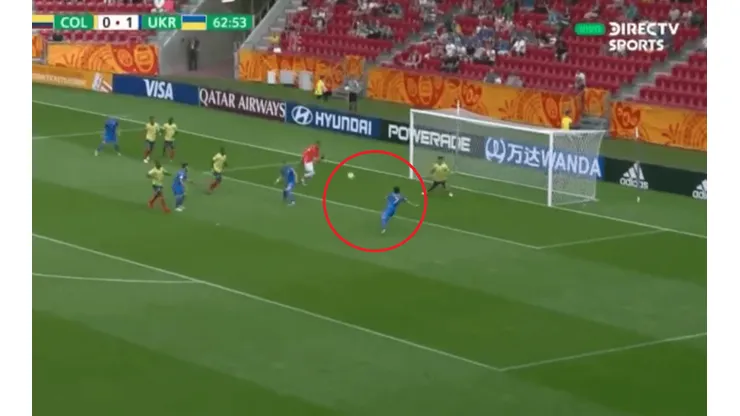 Inexplicable: Ucrania erró un gol insólito y perdonó a Colombia