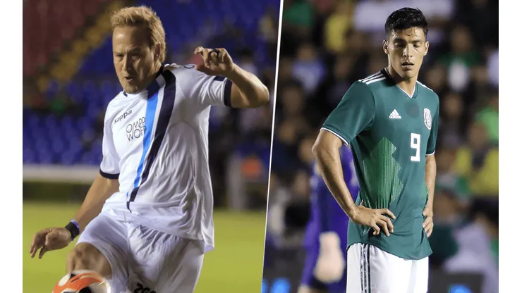 Luis Hernández niguneó a Raúl Jiménez