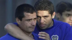 Román y el Chelo Delgado juntos.