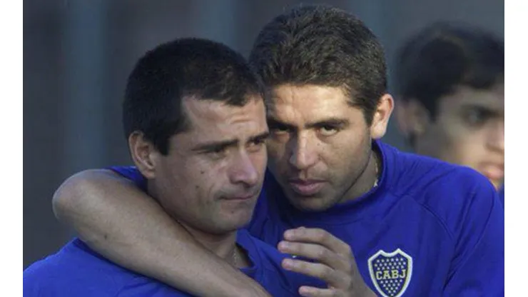 Román y el Chelo Delgado juntos.