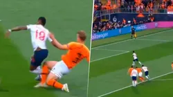 En Ajax no le pasa: de Ligt se confundió feo en el área, cometió penal y Rashford lo cambió por gol