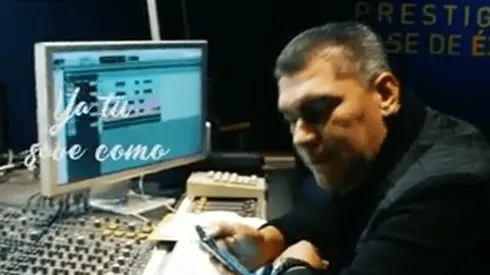 Captura de pantalla del misterioso video de Eduardo Luis López en las redes sociales.