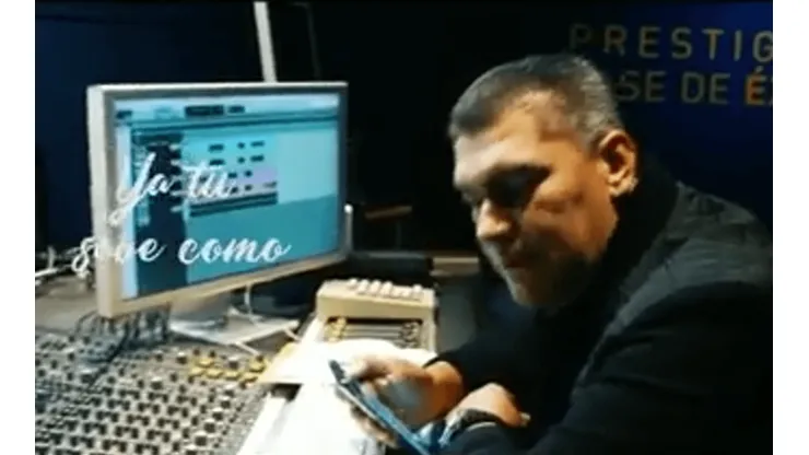 Captura de pantalla del misterioso video de Eduardo Luis López en las redes sociales.
