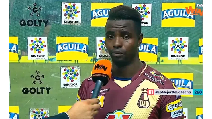 Marco Pérez tras la eliminación Deportes Tolima en los cuadrangulares del FPC.