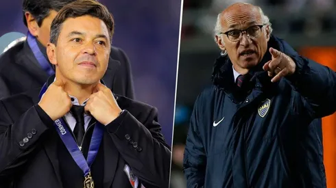 Gallardo y Bianchi, íconos de River y Boca.