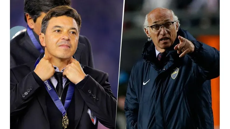 Gallardo y Bianchi, íconos de River y Boca.