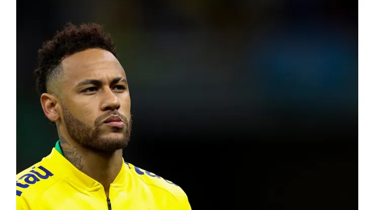 Foto de Neymar, jugador de la Selección de Brasil.