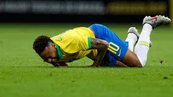 Foto de Neymar, jugador de la Selección de Brasil.