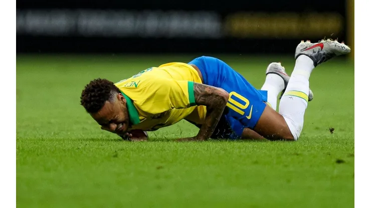 Foto de Neymar, jugador de la Selección de Brasil.