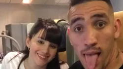 Centu y su novia Melody.