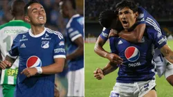 Santiago Montoya y Roberto Ovelar, jugadores de Millonarios.