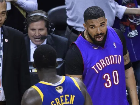 Los Warriors humillaron a Drake antes del inicio del 3ero de las Finales