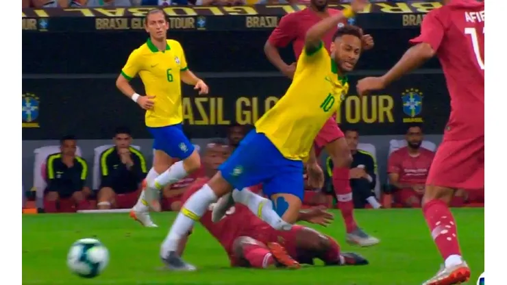 La lesión de Neymar.