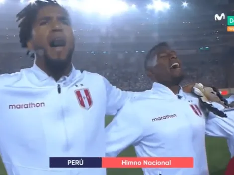 ¡Que hermoso! La sensación de volver a cantar el himno nacional reflejada en los jugadores de la Bicolor
