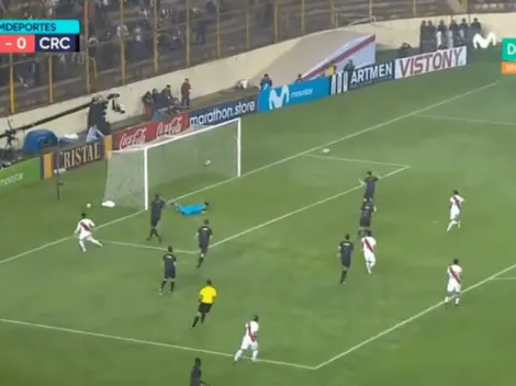 Perú vs Costa Rica: ¡Uf! Cueva por poco y el primero de la Bicolor llega