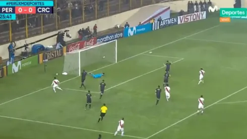 Perú vs Costa Rica: ¡Uf! Cueva por poco y el primero de la Bicolor llega