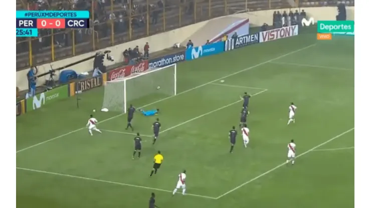 Perú vs Costa Rica: ¡Uf! Cueva por poco y el primero de la Bicolor llega