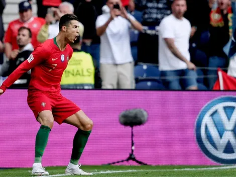 Siempre él: Cristiano Ronaldo metió un golazo de tiro libre para Portugal ante Suiza