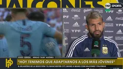Foto de Sergio Agüero, jugador de la Selección Argentina.