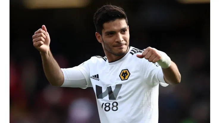 Foto de Raúl Jiménez, jugador de Wolverhampton.
