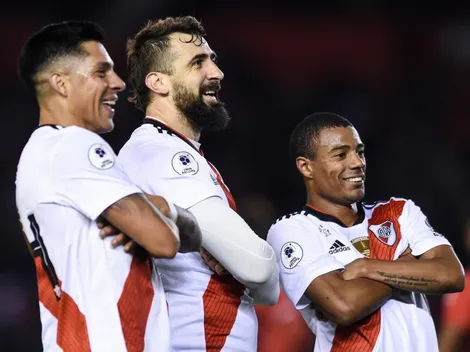 Oso re manija: la torta de cumpleaños a lo de River de Pratto