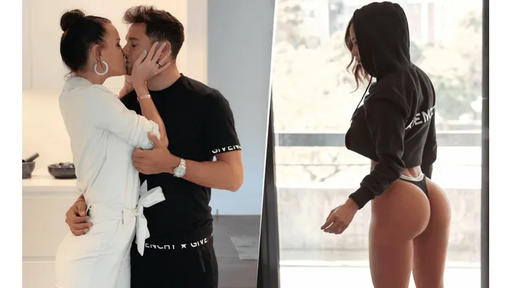 Foto de Mauro Zárate y su mujer.
