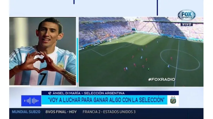 Ángel Di María sueña con la Copa América.