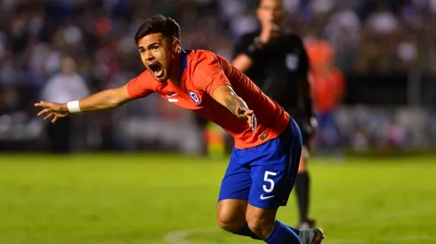 Paulo Díaz en la Selección de Chile.