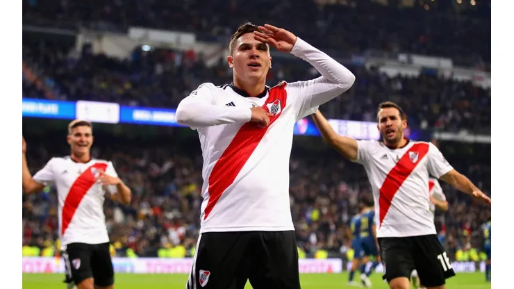 Juan Fernando Quintero en la final de la Copa Libertadores.