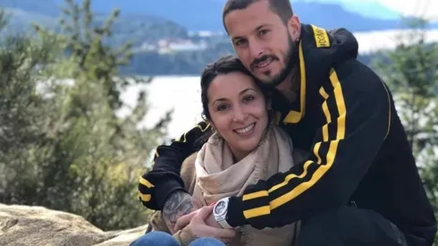 Darío Benedetto y Noelia Pons, juntos.