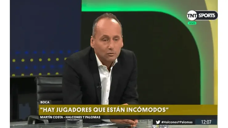Martín Costa contó que "hay jugadores que están incómodos en Boca" y dio varios nombres
