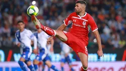 Gigliotti jugando para el Toluca de México.