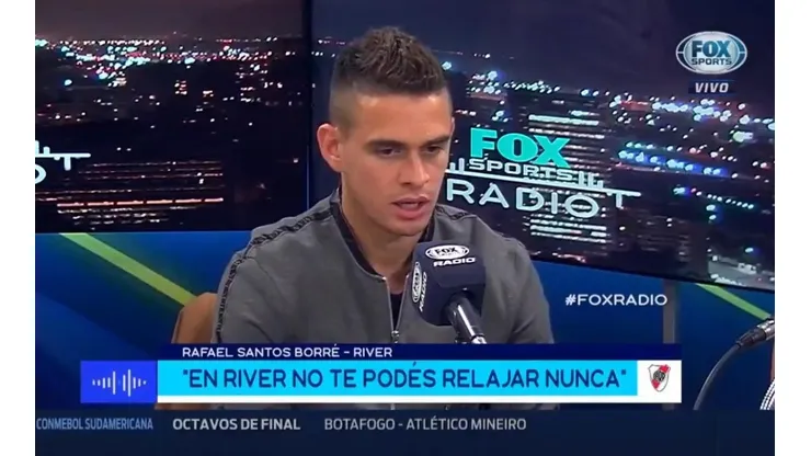 Rafael Santos Borré fue muy claro.