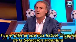 Ruggeri felicitó a Vignolo por la nota a Messi: "Dejaste que le hable a los argentinos"