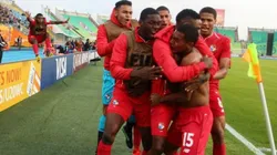 Ucrania vs Panamá por el Mundial Sub 20 .