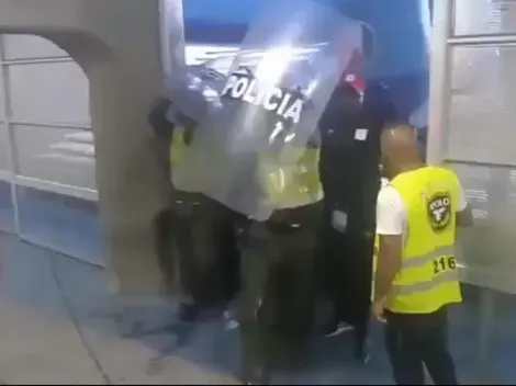 La indignante imagen de Jersson González saliendo del Pascual, ¡escoltado!