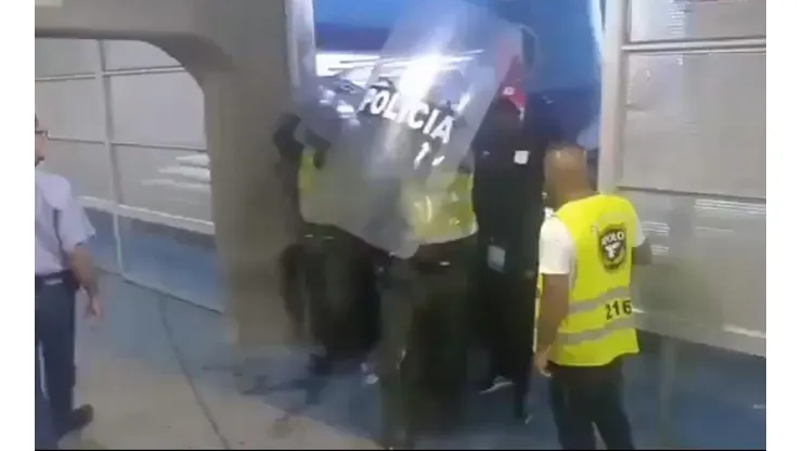 Así salió Jersson González del estadio Pascual Guerrero.