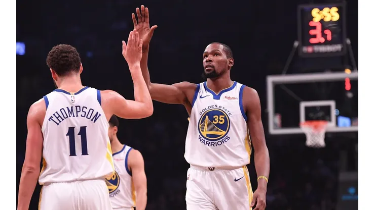 Kevin Durant y Klay Thompson retaron e insultaron a Drake después del triunfo de los Warriors