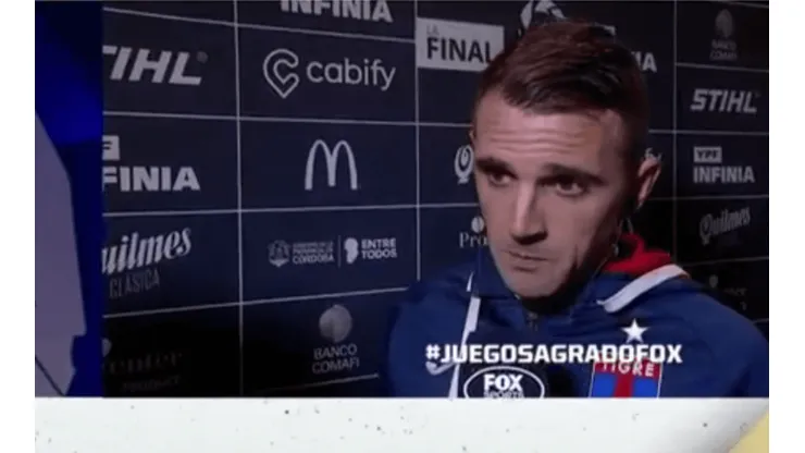 Montillo: "Le pedí perdón a Buffarini"