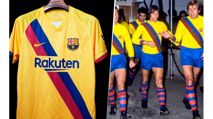 Mucho mejor que la titular: las fotos del segundo uniforme de Barcelona para la próxima temporada